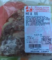 Mängden socker i Paté de tête