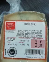 Mängden socker i Morbier