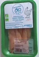 Mängden socker i Aiguillettes poulet fermier