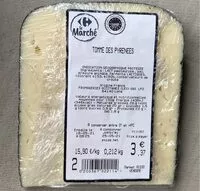 Mängden socker i Tomme des pyrenees