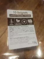 Mängden socker i Beignets chocolat noisette