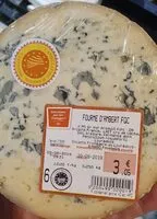 Mängden socker i Fourme d'ambert FQC