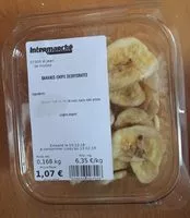 Mängden socker i Banane chips deshydratée