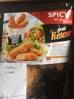 Mängden socker i Spicy au poulet