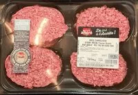 Mängden socker i Steak haché Façon André pur bœuf 15%MG 8x125G env