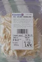 Mängden socker i Céleri rémoulade