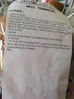 Mängden socker i Pain aux maïs tournesol