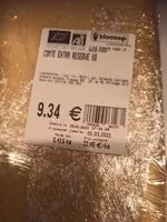 Mängden socker i Comté Extra réserve
