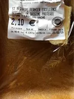 Mängden socker i Saint nectaire