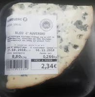 Mängden socker i Bleu d'Auvergne