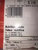 Mängden socker i Potato wedges