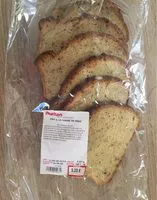 Mängden socker i Pain à la farine de mais