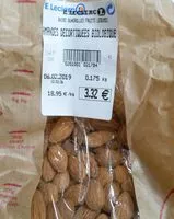 Mängden socker i Amandes décortiquées biologique