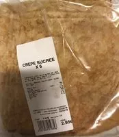 Mängden socker i Crêpes sucrées