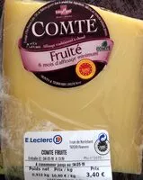 Mängden socker i Comté fruité