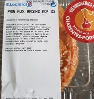 Mängden socker i Pain aux raisins AOP