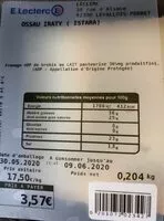 Mängden socker i Ossau Iraty