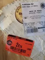 Mängden socker i Brie de Meaux