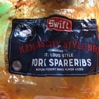 Mängden socker i Kansas City Style  BBQ Spareribs