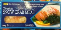 Mängden socker i Canadian Snow Crab Meat