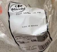 Mängden socker i Filet de saumon