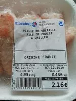 Mängden socker i Viande de volaille aile de poulet à griller