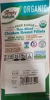 Mängden socker i Organic Free Range Thin-Sliced Chicken Breast Fillets