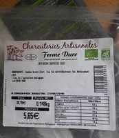 Mängden socker i Jambon braisé Bio