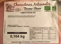 Mängden socker i Jambon braisé bio