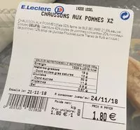 Mängden socker i Chausson au pomme