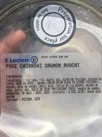 Mängden socker i Poke Chirashi saumon avocat