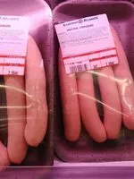 Mängden socker i Saucisse strasbourg