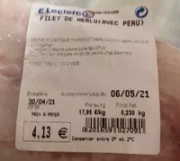 Mängden socker i Filet de merlu