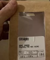 Mängden socker i Wrap jambon