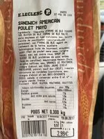 Mängden socker i Sandwich poulet mayo