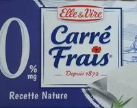 Mängden socker i Carré Frais nature 0%