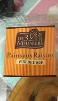 Mängden socker i Pains aux raisins