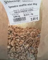 Mängden socker i Epautre soufflé miel Bio