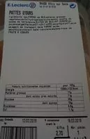 Mängden socker i Pattes d'ours