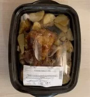 Mängden socker i 2 cuisses de poulet avec pommes de terre
