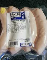 Mängden socker i Boudin blanc nature