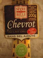 Mängden socker i Le chevrot au lait cru sans sel ajouté