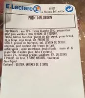 Mängden socker i Pain waldkorn