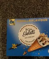 Mängden socker i Gélati ice cream vanilla