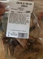 Mängden socker i Croutons de pains aux cereales