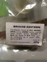 Mängden socker i Brioche Nanterre