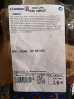 Mängden socker i Pain complet