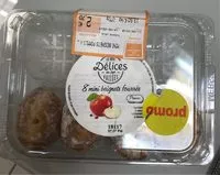 Mängden socker i Beignets fourrés aux pommes