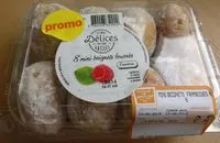 Mängden socker i 8 beignets fourrés framboise