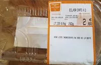 Mängden socker i Éclair pâtissier au café